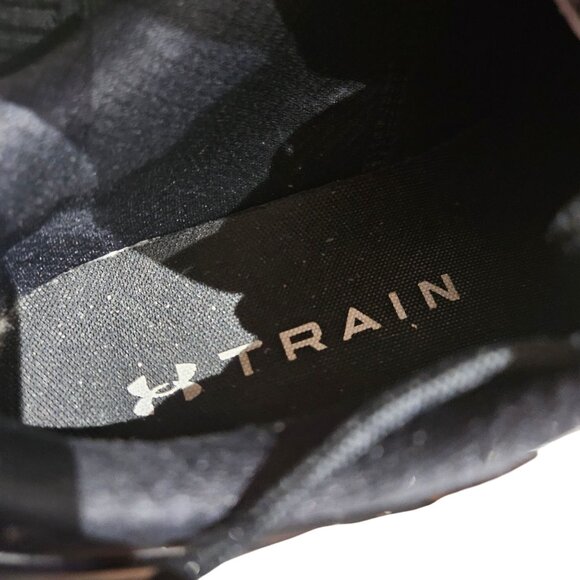 Under Armour Charged Commit 3 Mens Training Shoes Size 12 Black/White Lightweigh - Picture 6 of 7